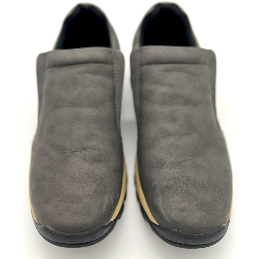 WHITIN Men’s Leather Easy Slip-on Comfort Casual Stretch Loafers, Size 12
